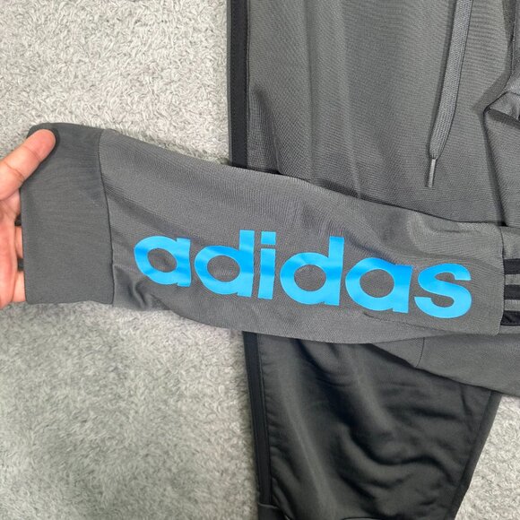 Adidas Essentials Tricot 3-Stripes Linear Track Pants - Picture 9 of 16